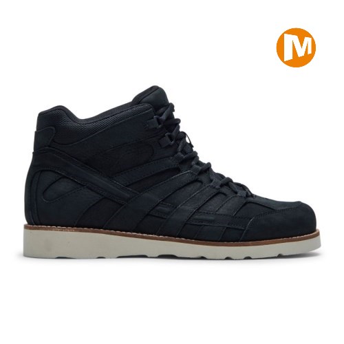 Merrell Moab 2 Mid Craft Winterstiefel Herren Schwarz [DE-XCEBZ]